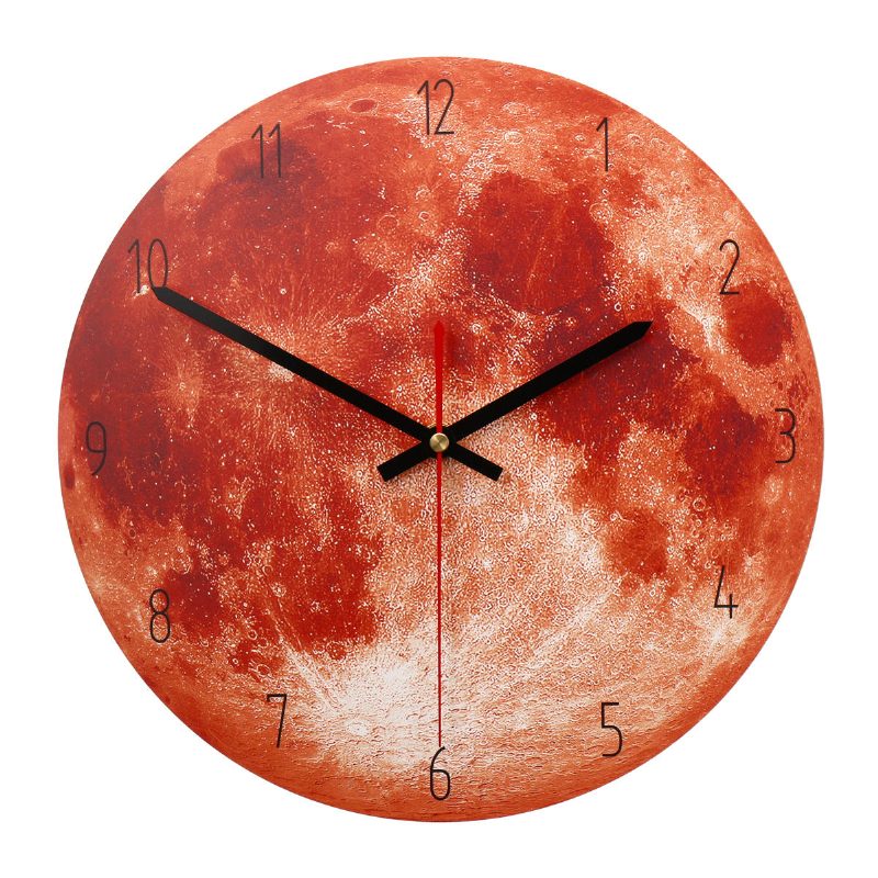 28 cm-es Vintage Néma Kerek Falióra Antik Elegáns Retro Otthoni Hálószoba Konyhai Dekoráció