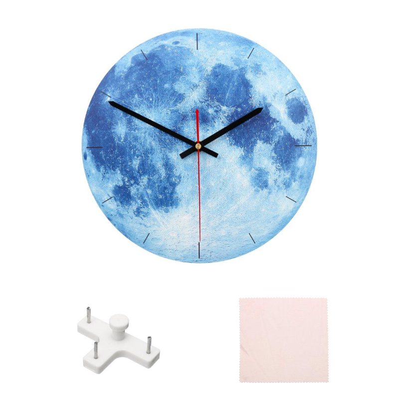 28 cm-es Vintage Néma Kerek Falióra Antik Elegáns Retro Otthoni Hálószoba Konyhai Dekoráció