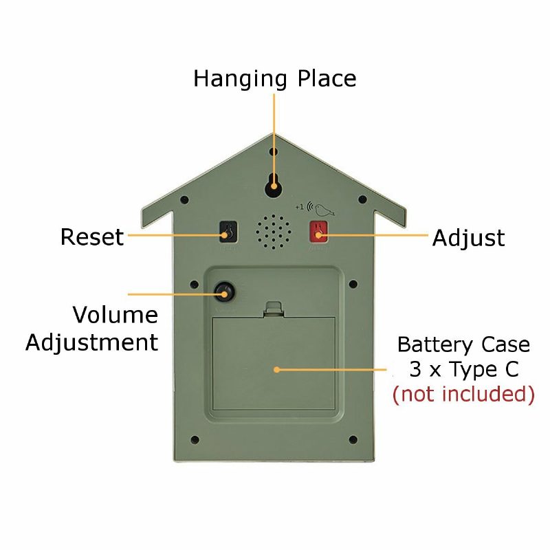 Kakukk Kvarc Falióra Modern Bird Home Nappali Akasztóóra Irodai Dekoráció