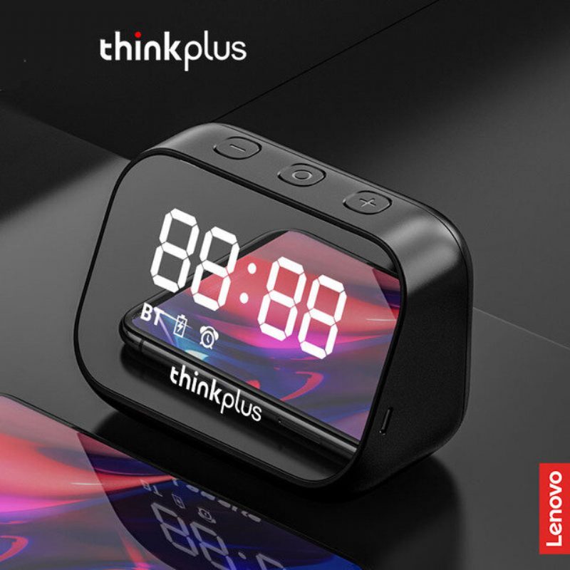 Thinkplus Ts13 Hangszóró Ébresztőóra Tükör Vezeték Nélküli Bluetooth Led Digitális Sztereó Asztali Számítógép