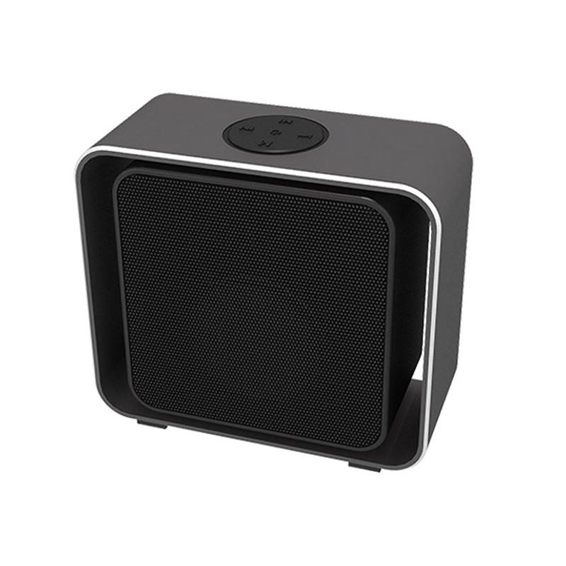 Usb Töltő Led Bt/tf/fm Bluetooth Hangszóró 360 Forgó Rádiós Ébresztőóra