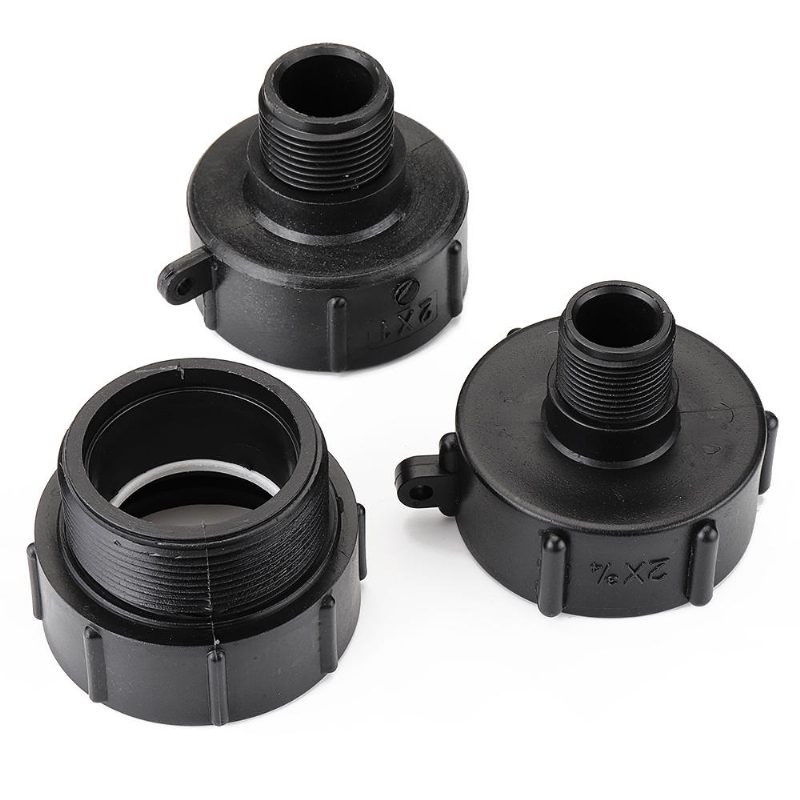 1000l S60x6 Ibc Víztartály Adapter Tömlőrúd Durva Menetű Gyorscsatlakozás 1/2'' 3/4'' 1'' 2'' Tömlőcső Csap Csereszelep Szerelvény Alkatrészei Otthoni Kerthez