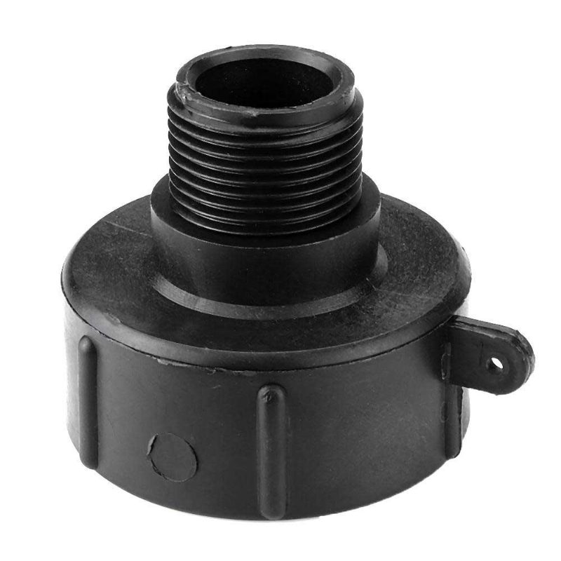 1000l S60x6 Ibc Víztartály Adapter Tömlőrúd Durva Menetű Gyorscsatlakozás 1/2'' 3/4'' 1'' 2'' Tömlőcső Csap Csereszelep Szerelvény Alkatrészei Otthoni Kerthez
