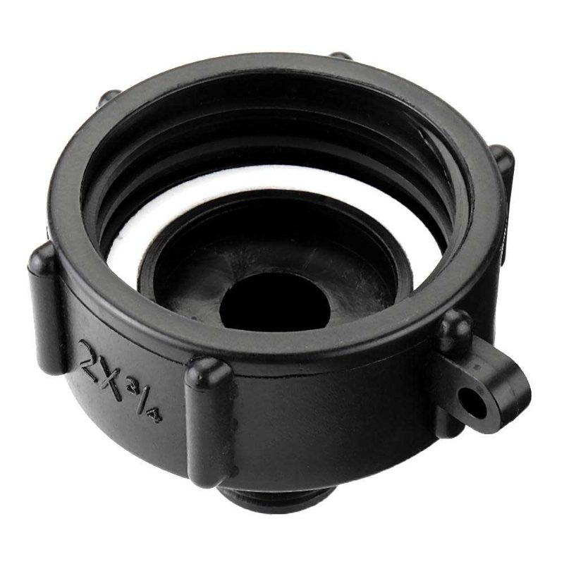 1000l S60x6 Ibc Víztartály Adapter Tömlőrúd Durva Menetű Gyorscsatlakozás 1/2'' 3/4'' 1'' 2'' Tömlőcső Csap Csereszelep Szerelvény Alkatrészei Otthoni Kerthez