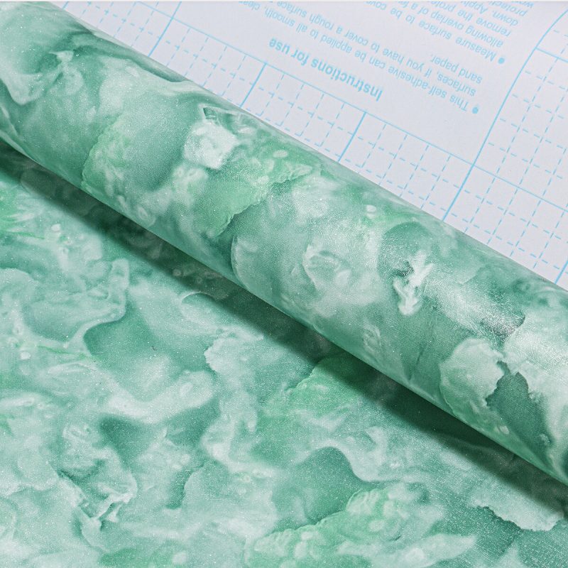 10m Pvc Vízálló Tapéta Márvány Textúrájú Falmatrica Öntapadó Lakásdekoráció