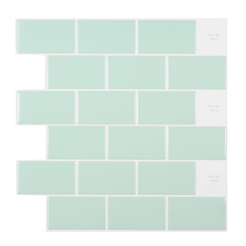 3d Epoxi Vinil Fali Matrica Vízálló Eltávolítható Matricával Backsplash Otthoni Dekoráció