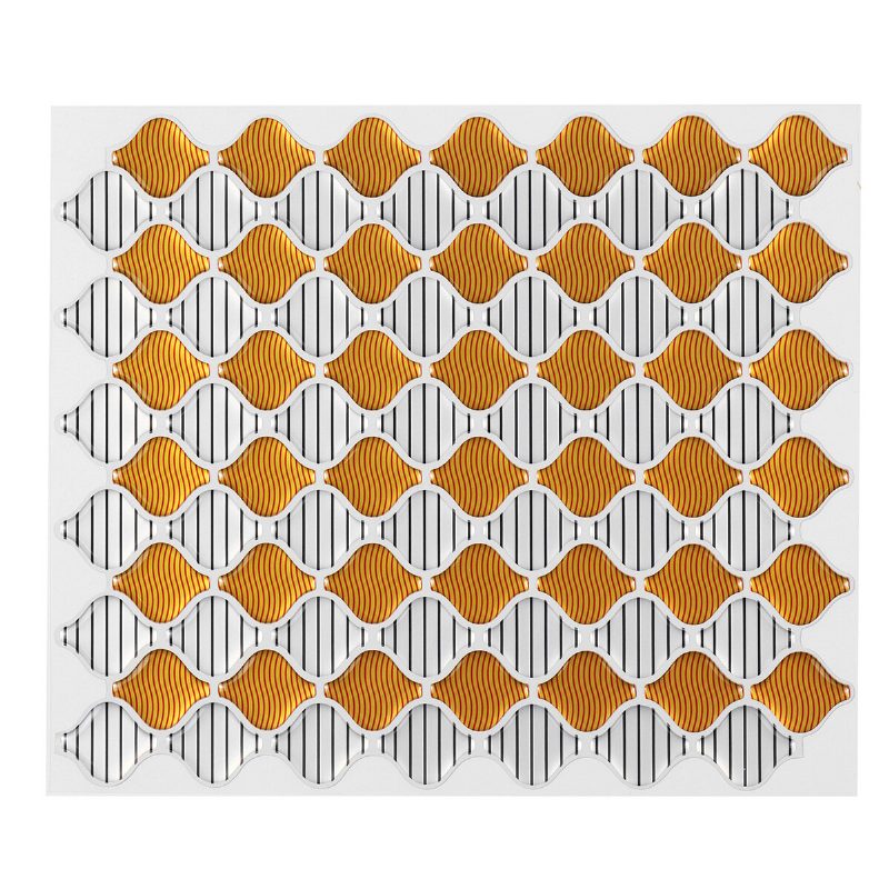 3d Falmatrica Vízálló Fali Csempe Matrica Konyha Otthoni Nappali Barkács Dekoráció 21.3x25 cm