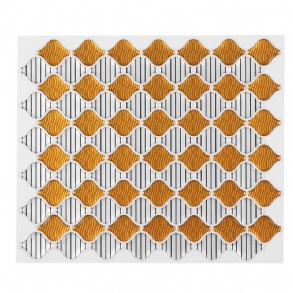 3d Falmatrica Vízálló Fali Csempe Matrica Konyha Otthoni Nappali Barkács Dekoráció 21.3x25 cm