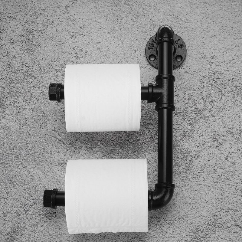 Amerikai Vidéki Ipar Szél Padlás Vas Retro Vízcső Wc Papírtartó Papírtörülközőtartó Személyiség Kreativitás
