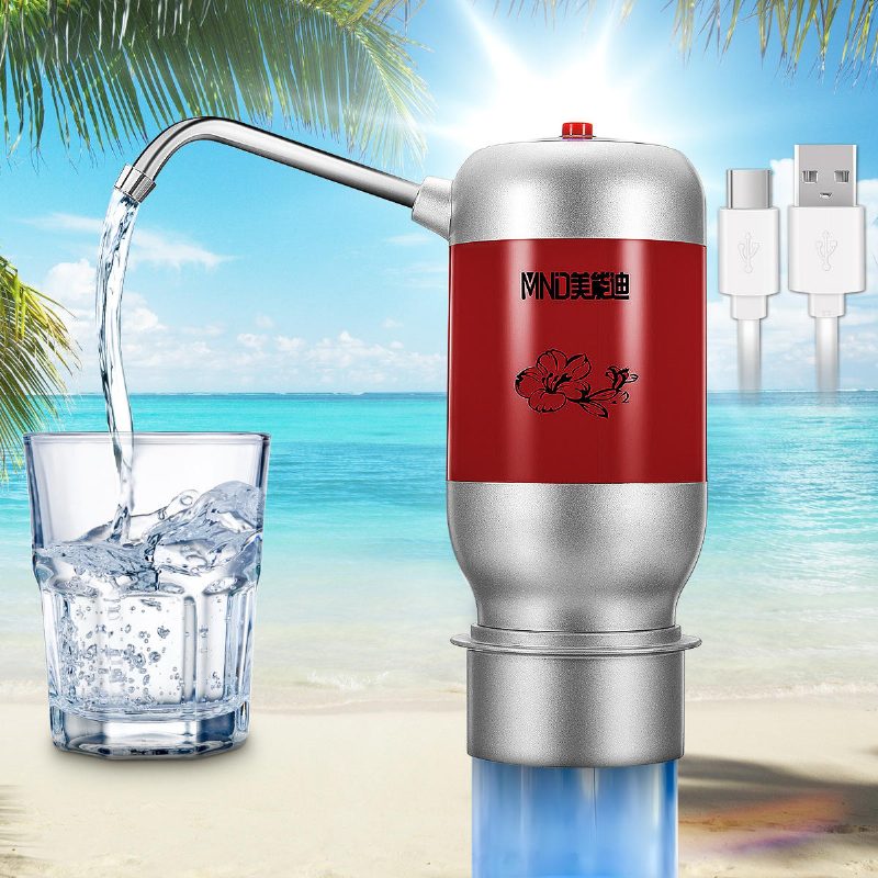 Elektromos Automata Vízpumpa Adagoló Gallon Palack Ivás Usb-kábellel Hordozható Kapcsolóval