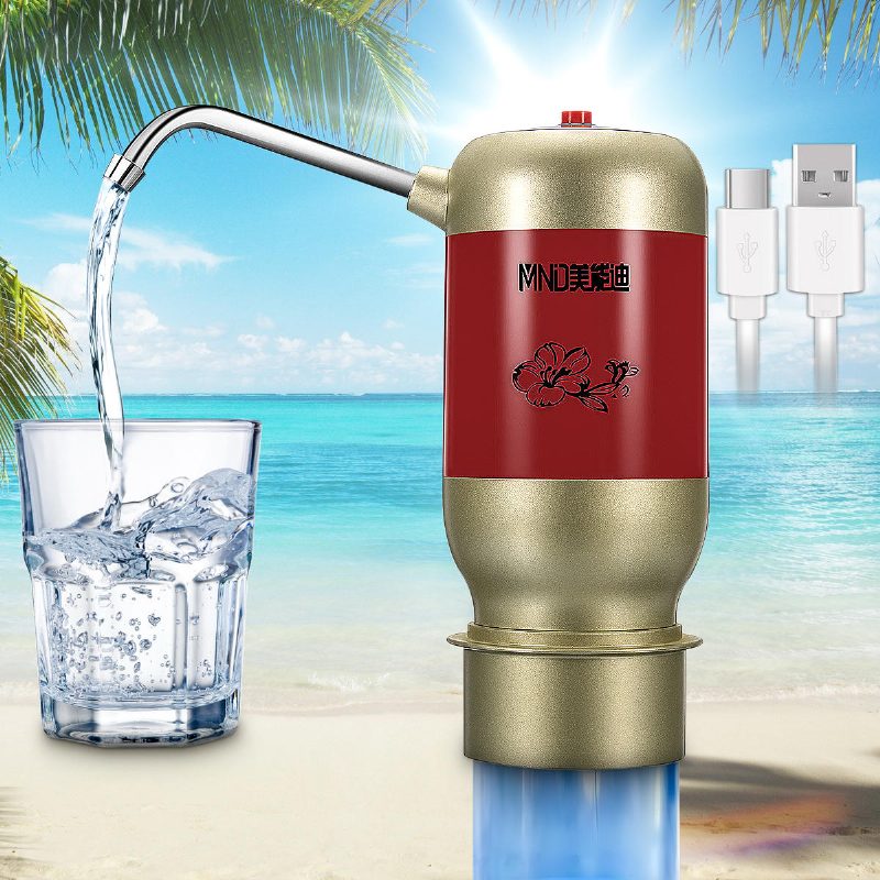 Elektromos Automata Vízpumpa Adagoló Gallon Palack Ivás Usb-kábellel Hordozható Kapcsolóval