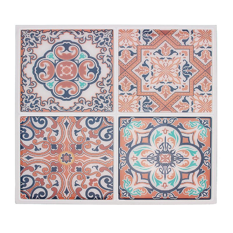 Fali Csempe Matrica Öntapadó Pvc Konyha Fürdőszoba Padló Lakásdekoráció 10"x10"