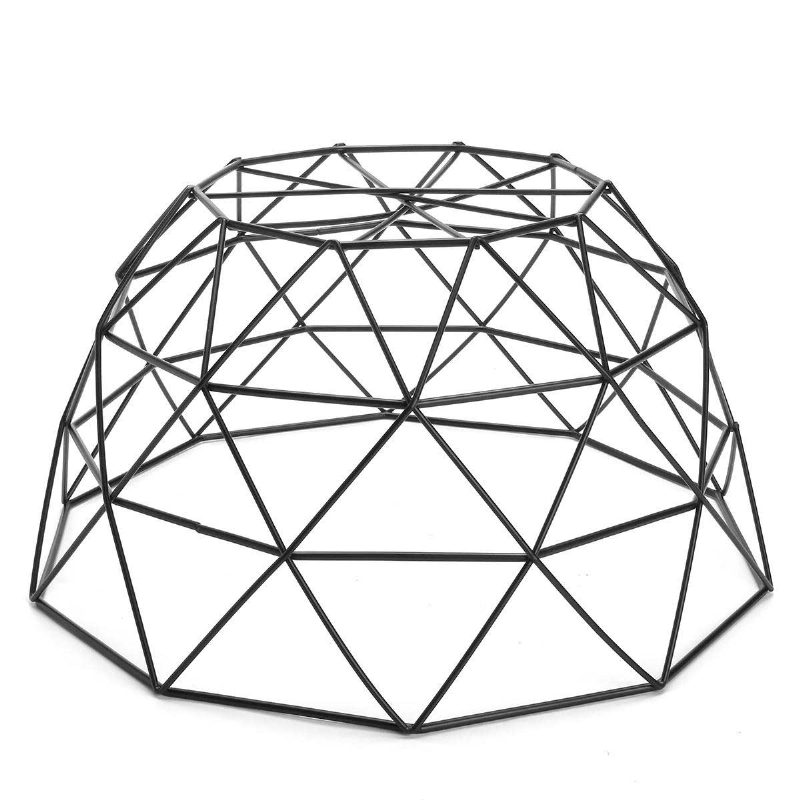 Geometrikus Fémhuzal Dekoráció Tároló Kijelző Kosár Zöldséges Gyümölcs Tál Tartó