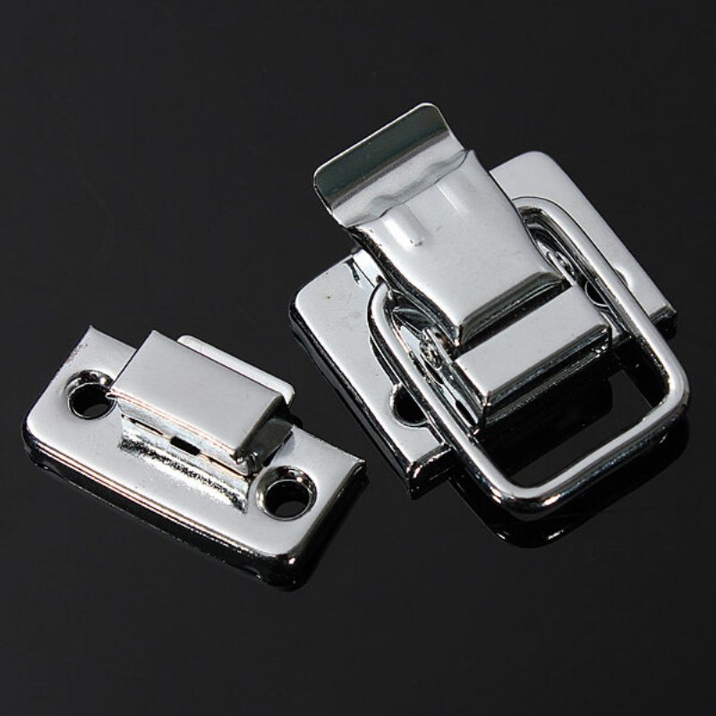 Krómozott Reteszzár Mellkasi Repülőtáska Bőrönd Doboz 43 mm H144