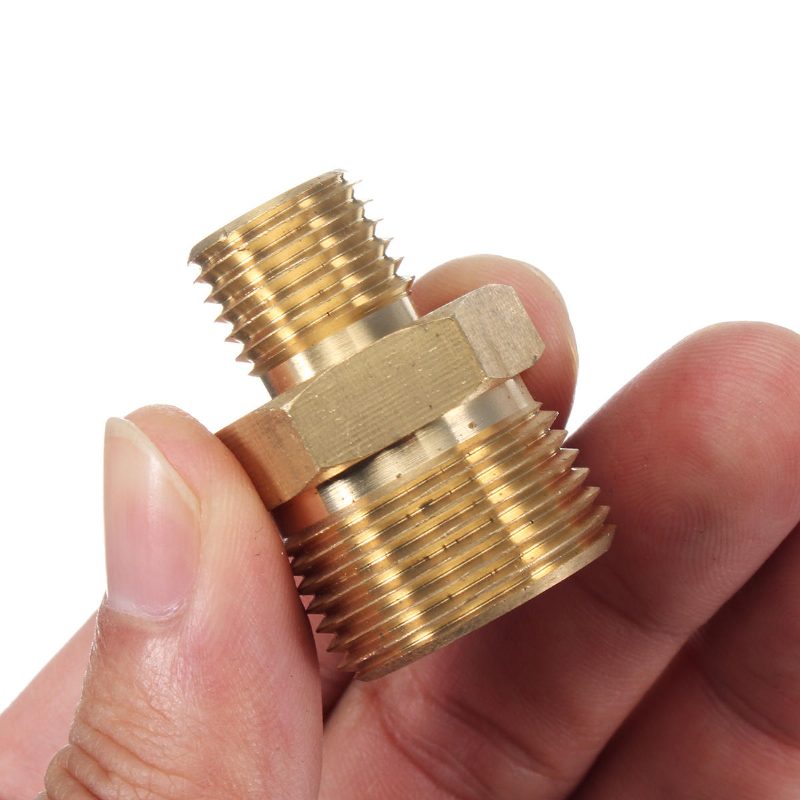 M22 Dugasz 1/4" Dugós Adapter Sárgaréz Nagynyomású Mosó Tömlő Gyorscsatlakozó Csatlakozó Szerelvény Karcherhez