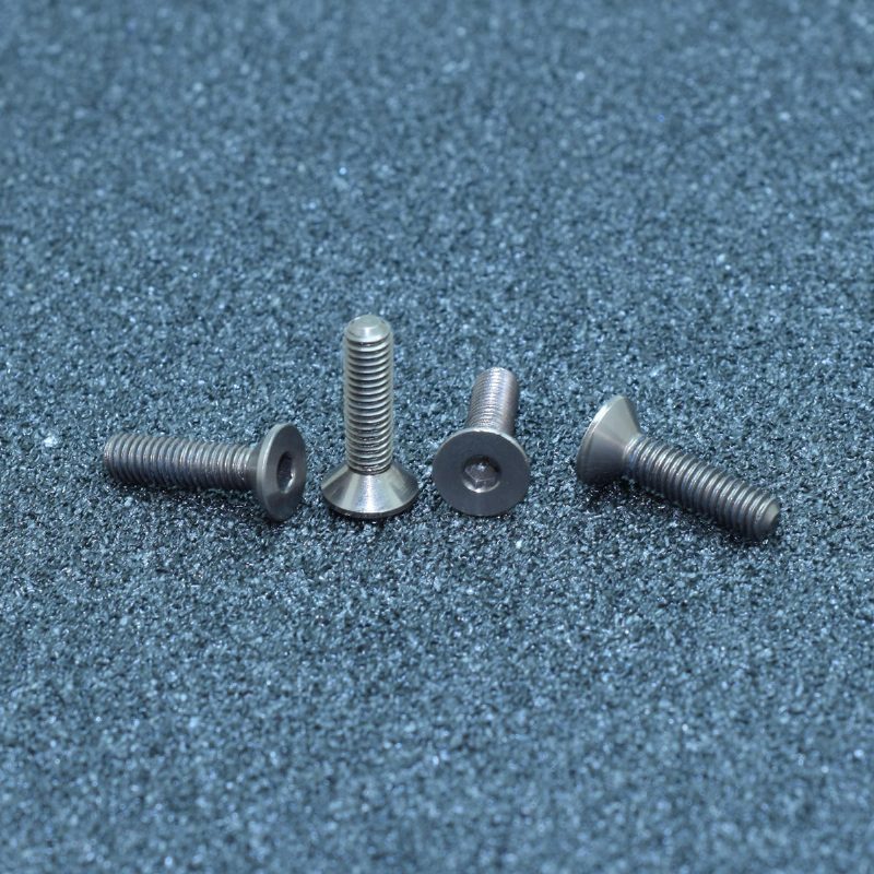 M3ah15 10 Db M3x18mm Lapos Süllyesztett Fejű Hatlapfejű Csavar 7075 Alumíniumötvözet Metrikus Csavaros Csavarok