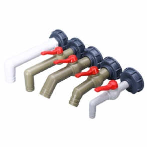 Műanyag Ibc Tartályadapter S60x6 Kerti Tömlő Csaptelep Csatlakozó Víztartály Csere 1/2" 3/4" 1" A Stílus