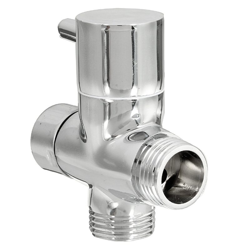 Sárgaréz 3 Utas T-adapter Váltószelep Vízcső Kapcsolószelep Csaptelep Tartozék