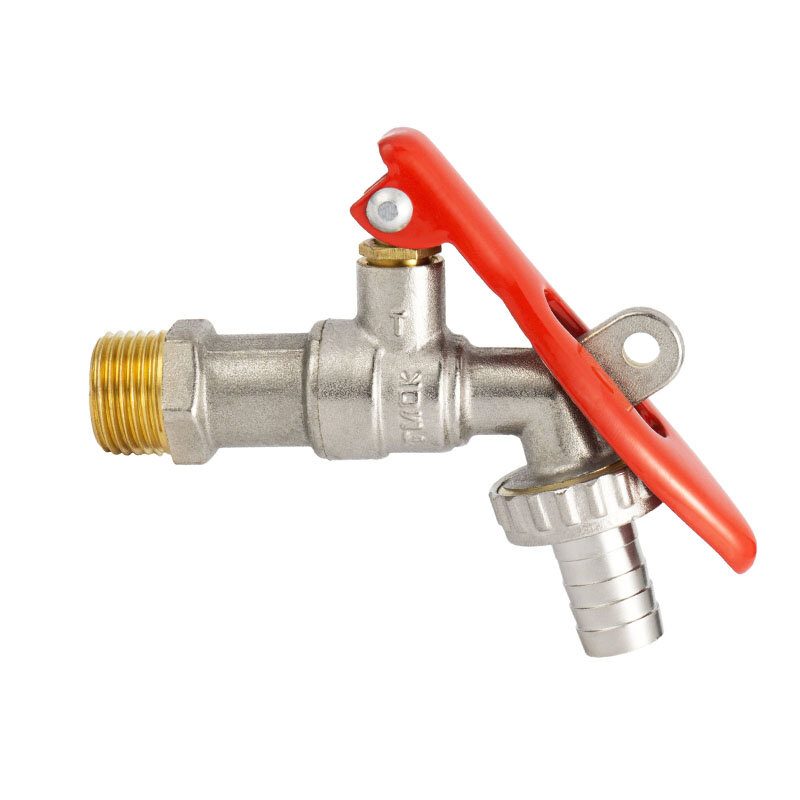 Tmok 1/2" Kültéri Csaptelep Kerti Bibcock Csap Sárgaréz Vízcsap Otthoni Vízcsatlakozókhoz Ibc Víztartály Adapter Zárral