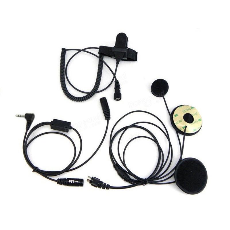 1 Tűs Full Face Close Motoros Sisak Fejhallgató Motorola Walkie Talkie Rádióhoz