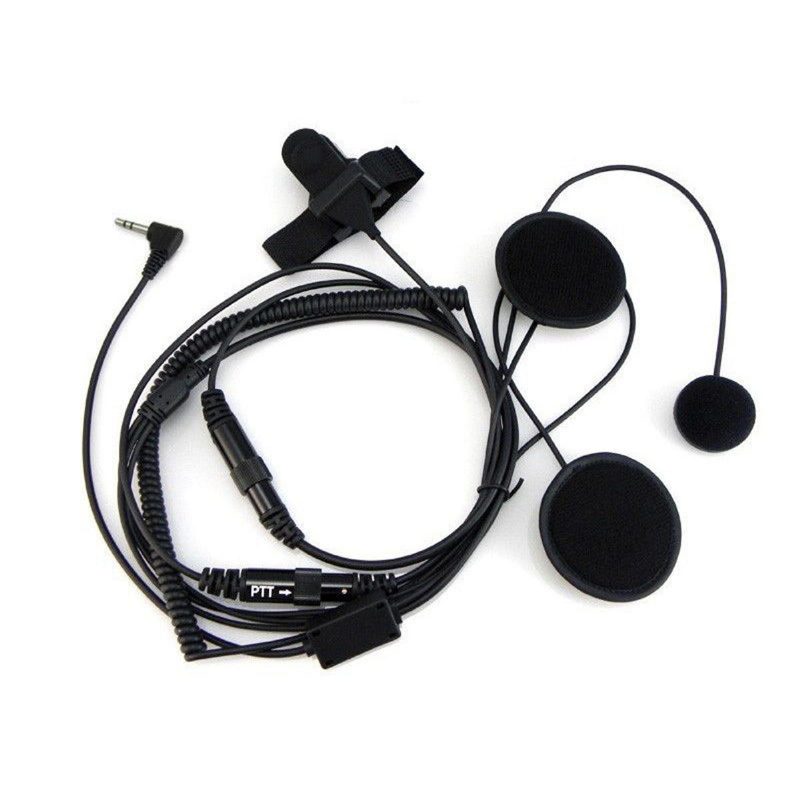 1 Tűs Full Face Close Motoros Sisak Fejhallgató Motorola Walkie Talkie Rádióhoz