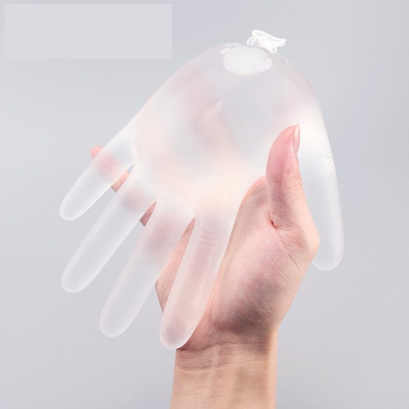 100 Db Eldobható Pvc Orvosi Nitril Kesztyű Csúszásmentes Szépség Élelmiszeripari Gumi Típusú Munka