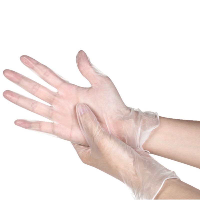 100 Db Eldobható Pvc Orvosi Nitril Kesztyű Csúszásmentes Szépség Élelmiszeripari Gumi Típusú Munka