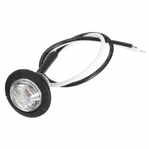 10db Mini 12/24v Zöld Kerek Led Gombos Oldaljelző Lámpák Utánfutó