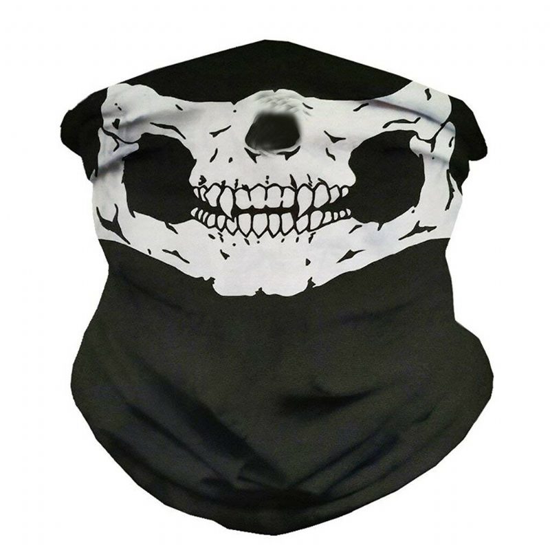 10db Skull Face Mask Cap Multi Purpose Head Wear Hat Sál