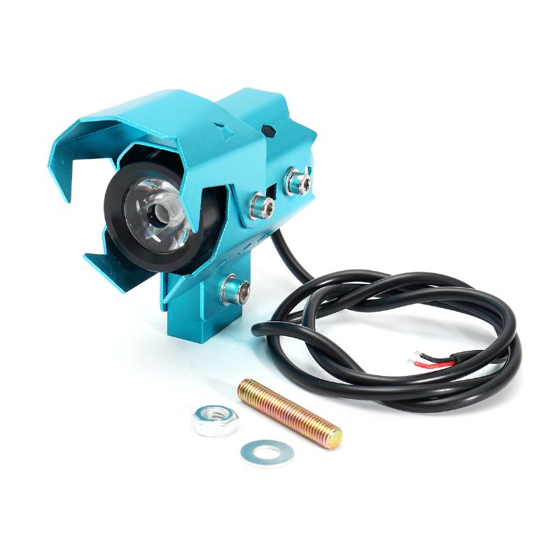 12-80v U8 10w 1500lm Led Spot Köd Hi/light Beam Motorkerékpár Vezetőlámpa Fényszóró