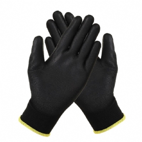 12 Pár Nylon Pu Tenyérbevonatú Védők Művek Kesztyűk Motorkerékpár Antisztatikus Csere S/m/l