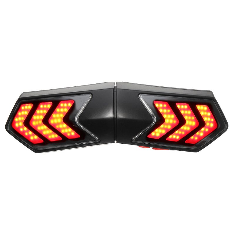 12 V Vezeték Nélküli Motorkerékpár Sisak Led Fék Irányjelző Lámpa