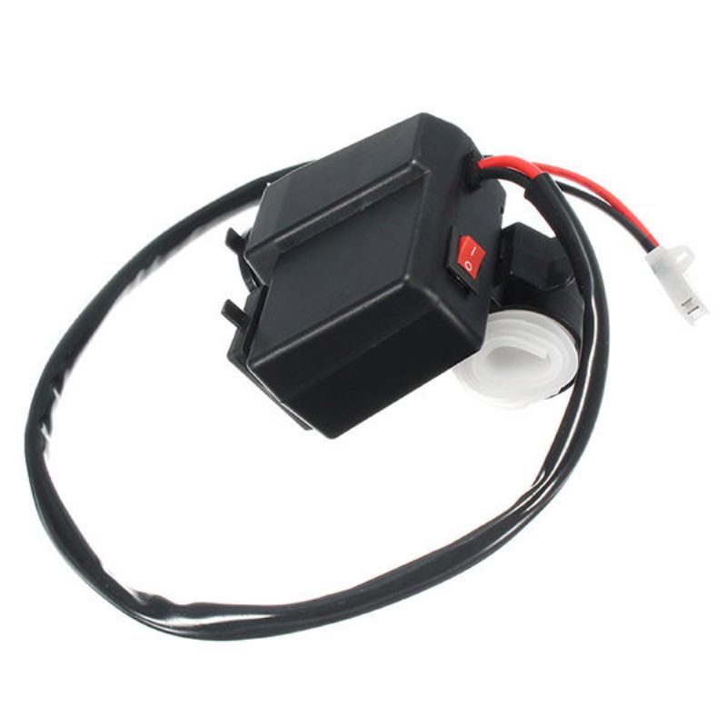 12v/24v 3.1a Vízálló Motorkerékpár Dupla Usb Töltő Led Feszültségmérő Aljzat