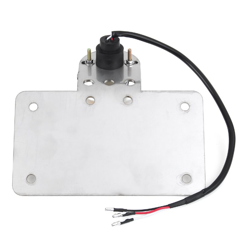 12v Motorkerékpár Rendszámtábla Hátsó Lámpával Fék Led-es Irányjelző Féklámpa Univerzális Rozsdamentes Acél