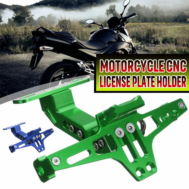 12v Motorkerékpár Rendszámtábla Sárvédő Tartó Konzol Led Hátsó Lámpával 12v Cnc Yamaha Bws R25 R3 Mt03 Msx-hez