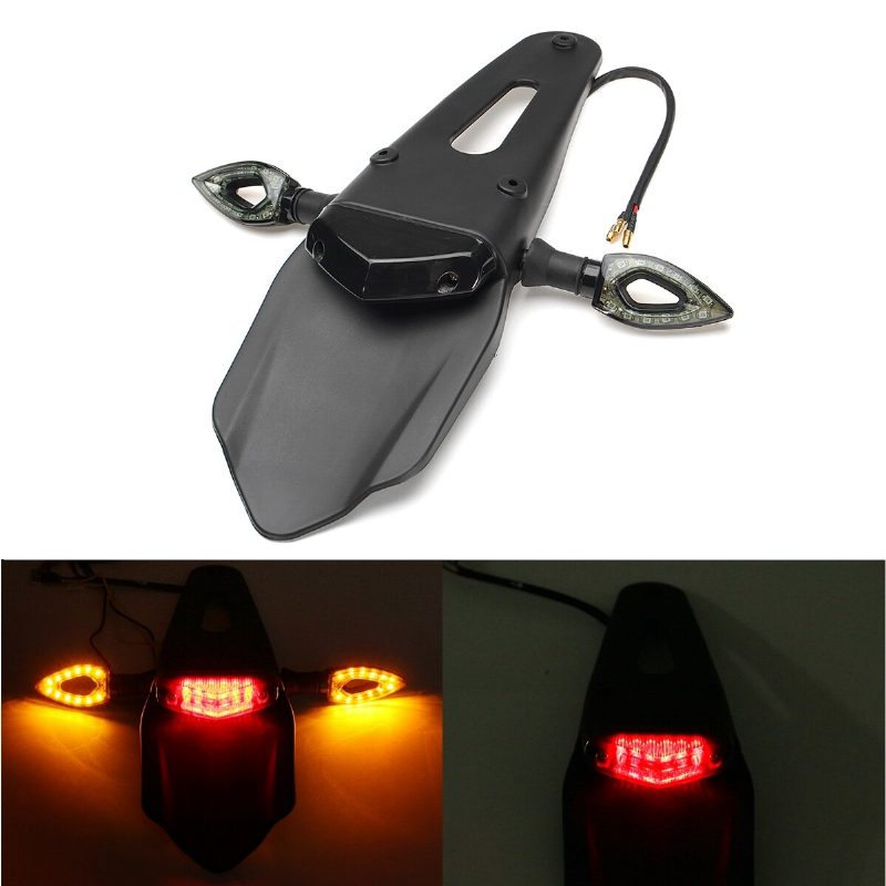 12v-os Led Enduro Sárvédő-fék Hátsó Lámpa Irányjelző Motorkerékpárhoz
