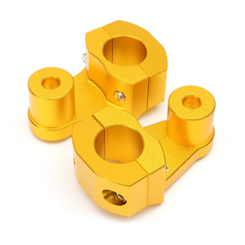 2db 28mm-es Alumínium Motorkerékpár Kormányrúd Zsírrúdra Szerelhető Felszálló Bilincsek Univerzális