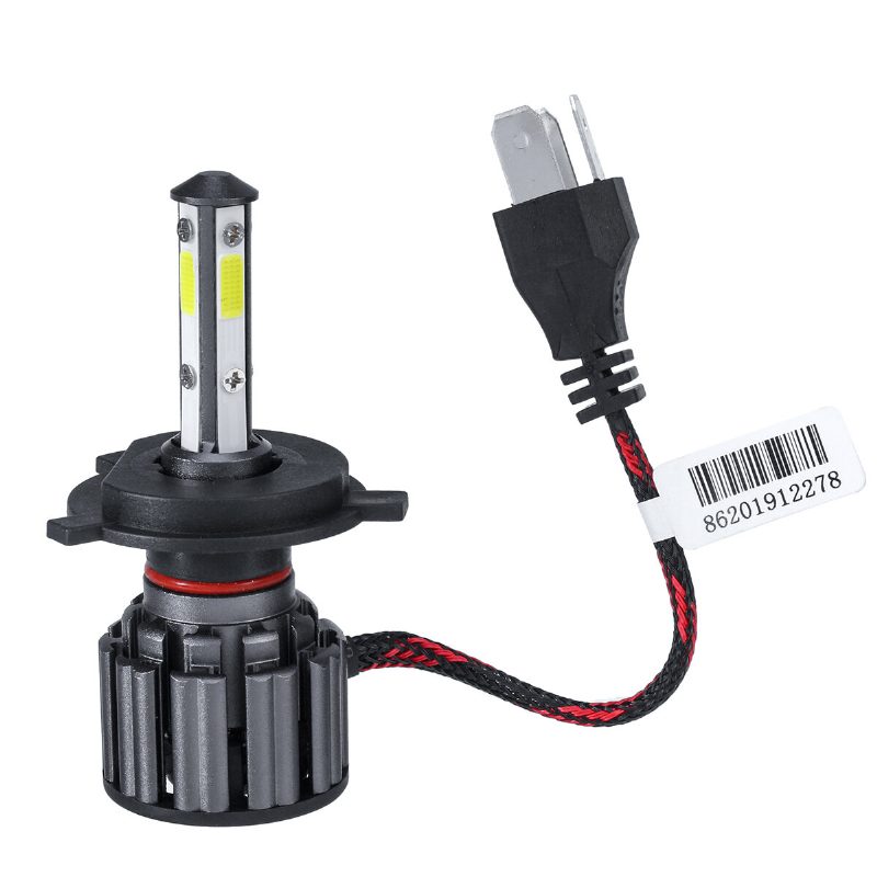 2db 40w 8000lm 6000k H4/h7/9005/9006/h11 Led Fényszóró Izzók Távolsági És Tompított Fényes 4 Oldalas 9-36v Ip68