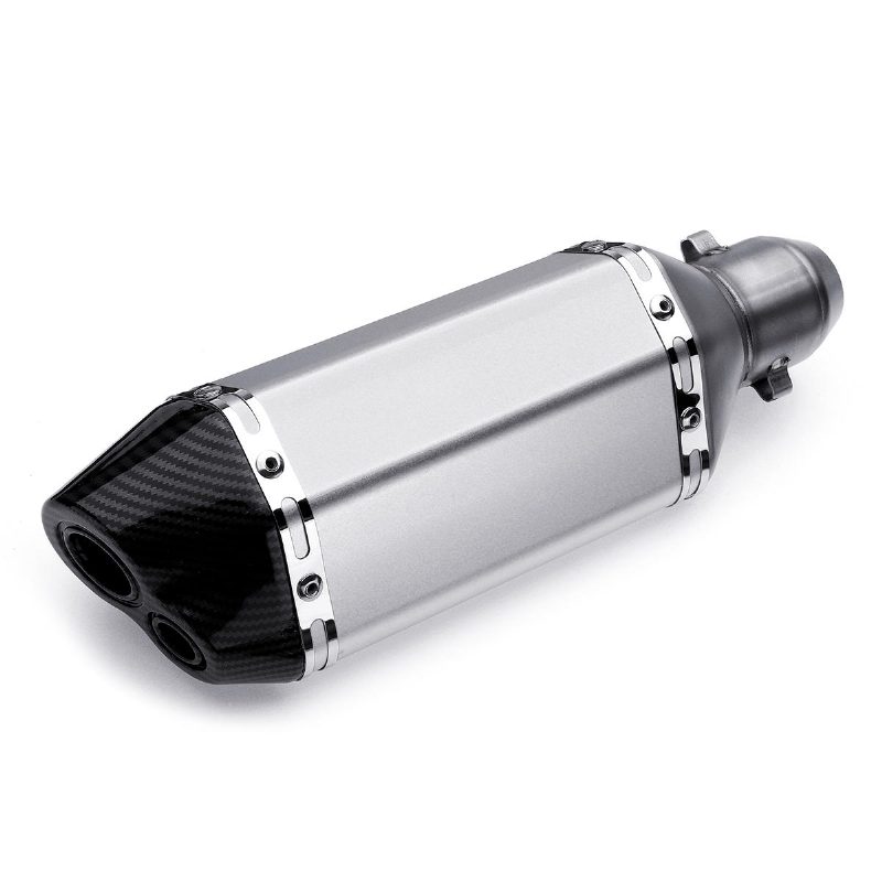 310mm Sliver Univerzális Motorkerékpár Dirt Bike Atv Kipufogó Hangtompító Cső Db Killer 38-51mm