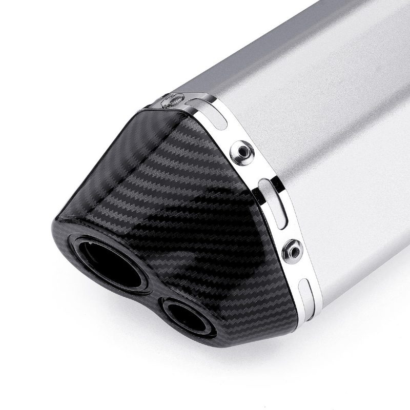 310mm Sliver Univerzális Motorkerékpár Dirt Bike Atv Kipufogó Hangtompító Cső Db Killer 38-51mm