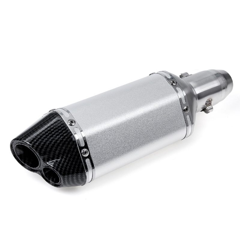38-51 mm-es Motorkerékpár Dupla Kimenetű Kipufogó Végcső Készlet 300 mm Univerzális