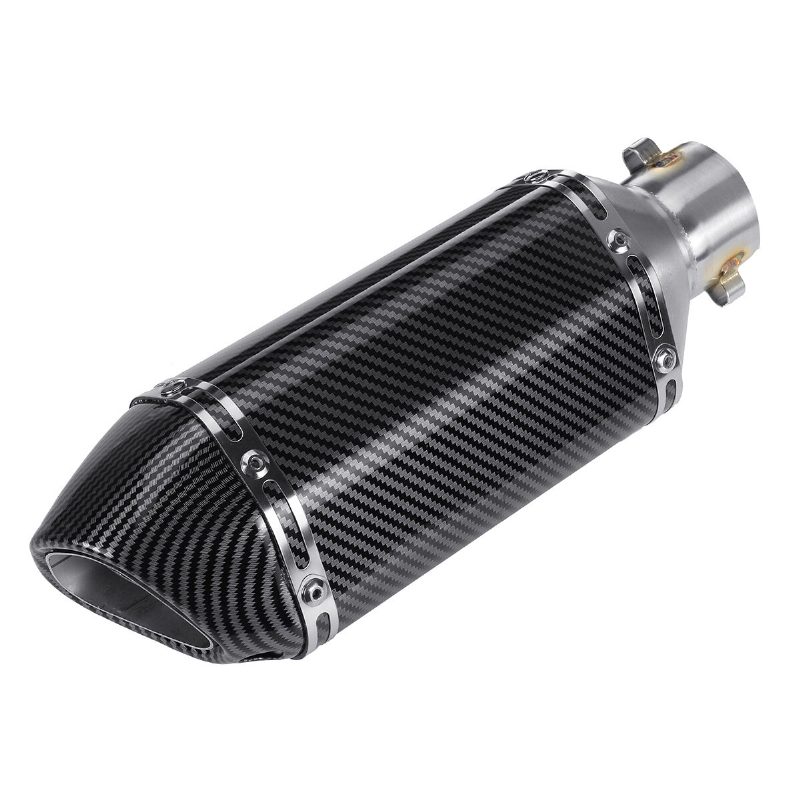38-51 mm-es Motorkerékpár Szénszálas Kipufogó Hangtompító Csúszós Kivehető Univerzális