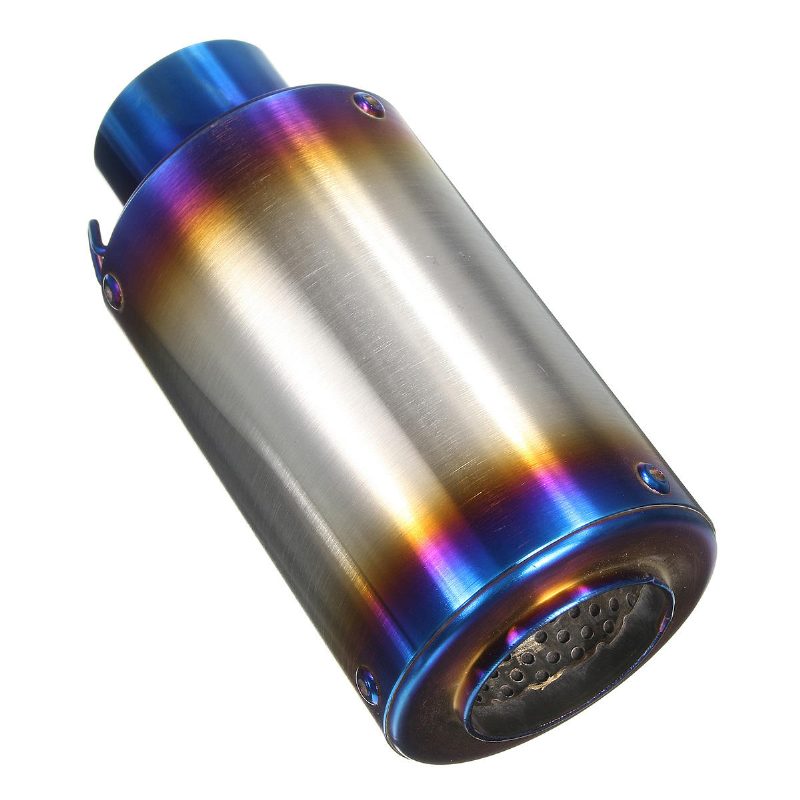 38-51 mm-es Univerzális Motorkerékpár Henger Kipufogó Hangtompító Cső Kékítés/szénszálas