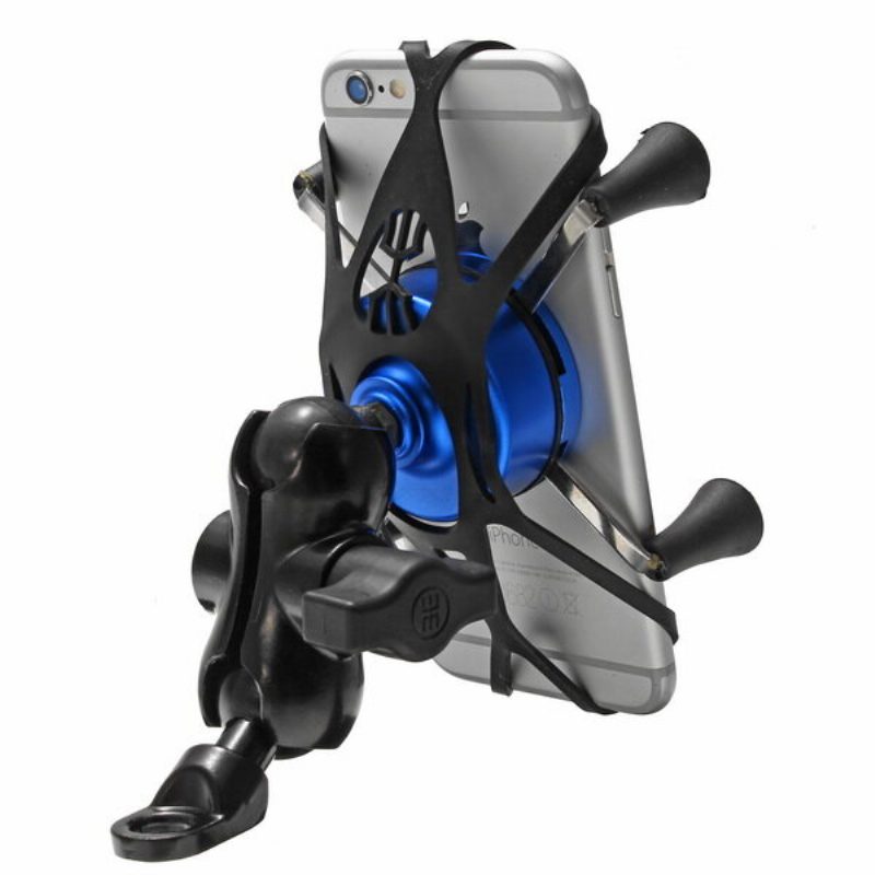 4-6 Hüvelykes X-type Telefon Gps Alumínium Ötvözet Tartó Kormány Visszapillantó Tükör E-robogó Motorkerékpár