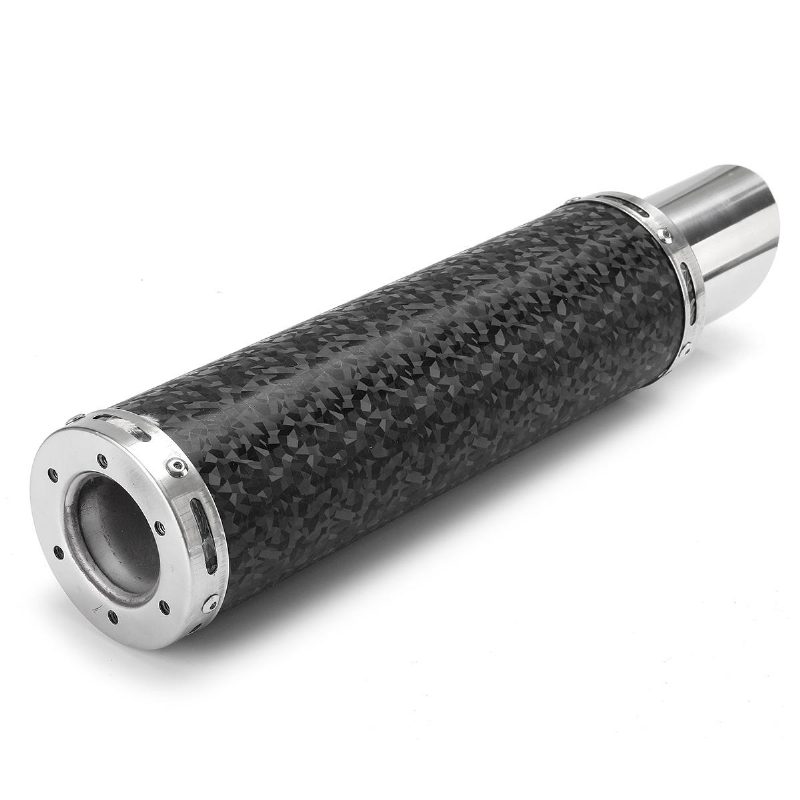 50 mm-es Univerzális Motorkerékpár Szénszálas Kipufogó Csővég Hangtompítóval