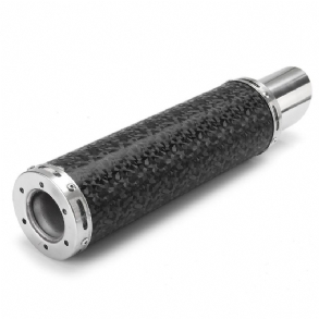 50 mm-es Univerzális Motorkerékpár Szénszálas Kipufogó Csővég Hangtompítóval