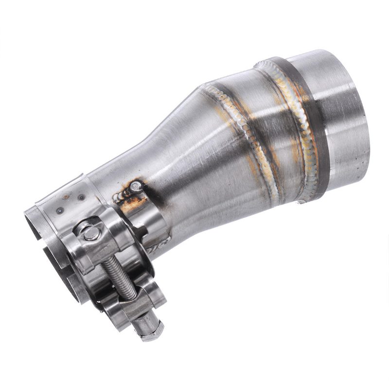 51–35 mm-es Motorkerékpár Rozsdamentes Kipufogódob-adapter Csatlakozója Polírozott 2 Hüvelykes