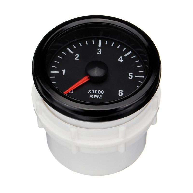 52 mm 0-6000 Rpm (a Műszerfalon) Elektromos Fordulatszámmérő Dízelmotorokhoz