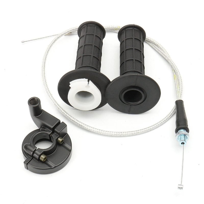 7/8 Hüvelykes 22 mm-es Kormány Markolat Fojtószeleppel Motorkerékpár Univerzális