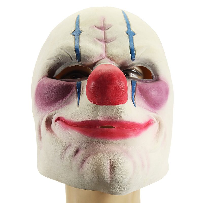 Bankrabló Bohóc Halloween Maszk Ijesztő Bohócfejű Party Jelmez Dekorációk
